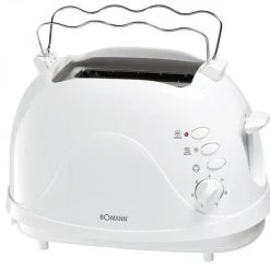 BOMANN TA 246 CB Kompakt-Toaster Weiß