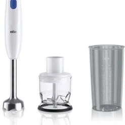 Braun MQ10.2001.M Stabmixer Weiß/blau
