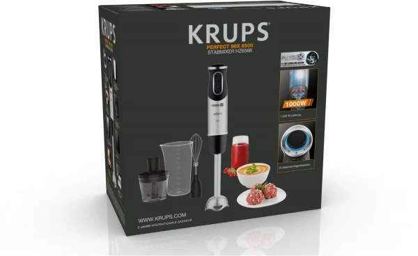 Krups HZ6568 Perfect Mix 8500 Stabmixer Schwarz/silber 4 Krups HZ6568 Perfect Mix 8500 Stabmixer Schwarz/silber – Bild 4