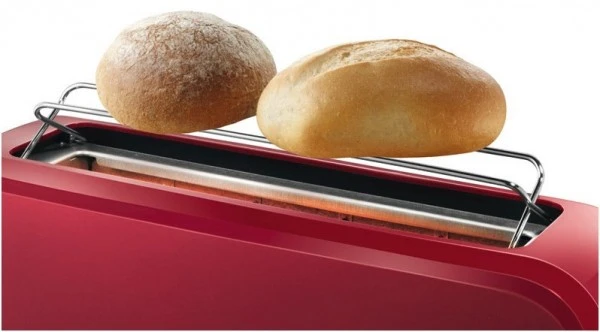 Bosch TAT3A004 Langschlitz-Toaster Rot/hellgrau 5 Bosch TAT3A004 Langschlitz-Toaster Rot/hellgrau – Bild 5