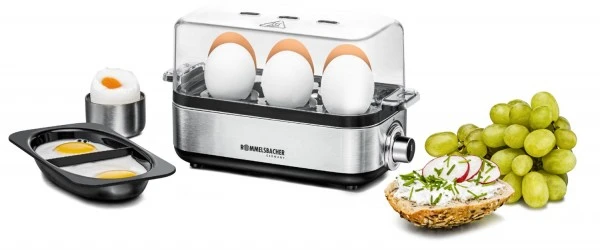 Rommelsbacher ER 600 Eierkocher Edelstahl/schwarz 6 Rommelsbacher ER 600 Eierkocher Edelstahl/schwarz – Bild 6