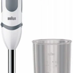 Braun MQ 5200WH MultiQuick 5V Edelstahl-Stabmixer Weiß/grau
