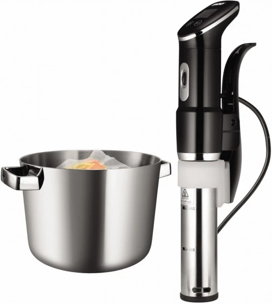 Unold 58915 Sous Vide Stick Time Edelstahl/schwarz 2 Unold 58915 Sous Vide Stick Time Edelstahl/schwarz – Bild 2