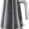 Russell Hobbs Geo Steel Wasserkocher Graphitgrau