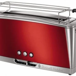 Russell Hobbs Luna Langschlitz-Toaster Solar Red