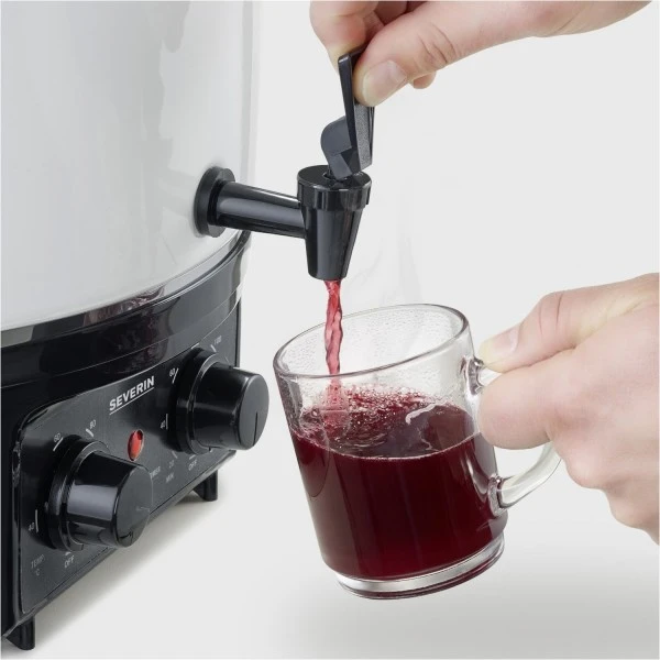 Severin EA 3655 Glühwein- Und Einkochautomat Weiß/schwarz 2 Severin EA 3655 Glühwein- Und Einkochautomat Weiß/schwarz – Bild 2