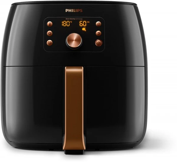 Philips HD9860/90 Airfryer Smart Sensing Heißluft-Fritteuse Schwarz/kupfer 1 Philips HD9860/90 Airfryer Smart Sensing Heißluft-Fritteuse Schwarz/kupfer