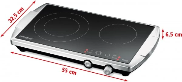Rommelsbacher CT 3400/E Doppelkochplatte Edelstahl 6 Rommelsbacher CT 3400/E Doppelkochplatte Edelstahl – Bild 6