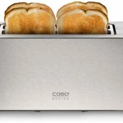 Caso Classico T4 Langschlitz-Toaster Edelstahl