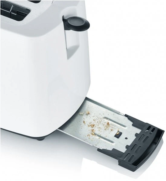 Severin AT 2286 Kompakt-Toaster Weiß/schwarz 4 Severin AT 2286 Kompakt-Toaster Weiß/schwarz – Bild 4