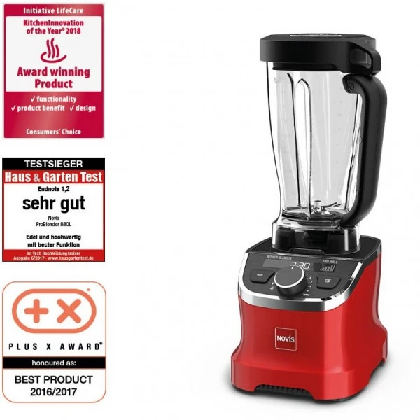 NOVIS ProBlender 880L Standmixer Rot 5 NOVIS ProBlender 880L Standmixer Rot – Bild 5